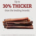 Barkz Naturals 12 Inch Odor-Free Bully Sticks for Medium to Large Dogs, (12 Inch, 6 Pack) All-Natural Beef Pizzle Chews