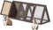 Rabbit Hutch, Small Chicken Coop Outdoor A-Frame Quail Cage with 2 Door