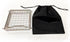 TreGoo Camp Grill with Foldable Legs - 304 Stainless Steel Grill Grate for Gas Stove, Ultralight Mini Campfire Stand,
