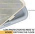 KOLA PANDA 23.6"x17.68" Dog Potty Tray, Indoor Pet Pee Pad Holder,Puppy Training Holder,Bathroom Dog Litter Box, Pet