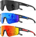KALIYADI Kids-Sunglasses Toddler-Sunglasses Boys-Girls Youth-Sport-Sun-Glasses: Baseball Running UV400 Protection Age 6-14
