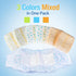 48 Counts Pet Soft Disposable Male Dog Wraps - Dog Diapers for Male Dogs, Puppy Diapers with Wetness Indicator XSmall
