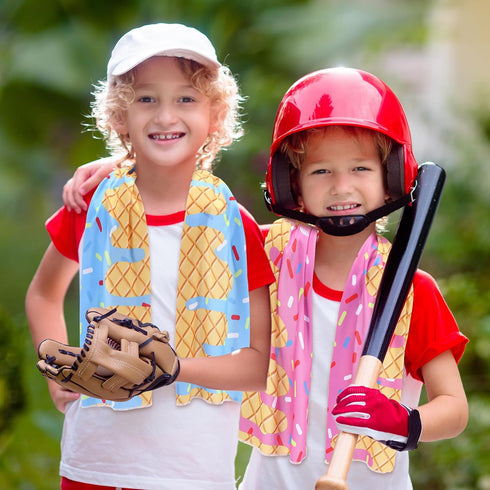 30 40"x12" Breling Pcs Baseball Cream Drip Cooling Towels Ice Cooling Towels Microfiber Sweat Sport Rags Absorbent