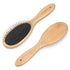 Stainless Steel Pin Dog Brush with Bamboo Handle, Professional Grooming Brush for Long or Short Hair