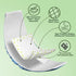 Jollywoods Long-150Count Dog Diaper Liners Booster Pads for Male & Female Dogs, Disposable Doggie Diaper Inserts Fit