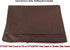 Dogbed4less Waterproof Zipper Dog Bed Cover for Extra Large 47"x29"X4" Memory Foam Pad Pet Bed - 51"X33" FLAT
