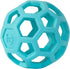 (5.5 Inch JW Pet HOL-ee Roller, Dog Toy Puzzle Ball, Natural Rubber, Large Diameter), Blue