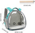 Bird Carrier Cage, Pet Travel Carrier Backpack, Green, with Standing Perch and Food Bowl