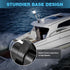 18 Inches IP67, (12-24V) Anchor Light Boat Stern Light Waterproof White Fold Down Marine Navigation Lights for Boats