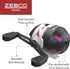 Zebco Roam Spincast Reel and Fishing Rod Combo, 6-Foot 2-Piece Fiberglass Pole with ComfortGrip Handle