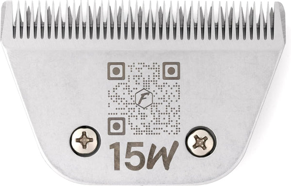 Fresh 15W Dog Grooming Blade, 3/64" (1.0 mm) Cut, Fits Andis, Oster,