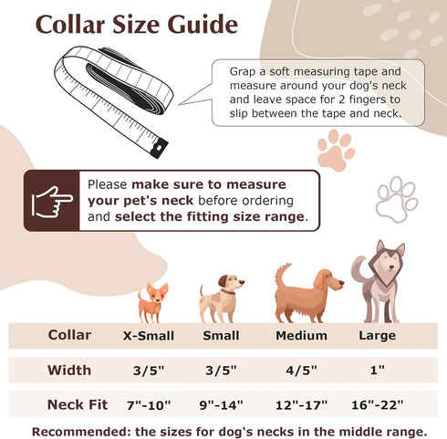 Dog Collar and Leash Set, Colorful Geometric Triangle Print for Small Medium Large Breed Female Dogs Girls, M