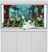 AWERT Underwater Aquarium Background - 60x24 inches Undersea World Fish Tank Background Vinyl
