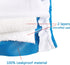 Dogs,(4 Pack) Vecomfy Reusable Female Dog Diapers for Medium Easy Absorbent Medium Doggie Diapers for Peeing