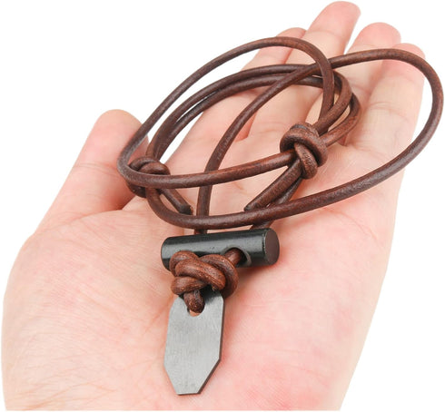 FNL Ceramic Fire Starter Necklace with Leather Cord
