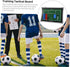 Ciieeo Soccer Training Board Aluminum Alloy Sports Ball Training Board for Football Match Strategy Planning