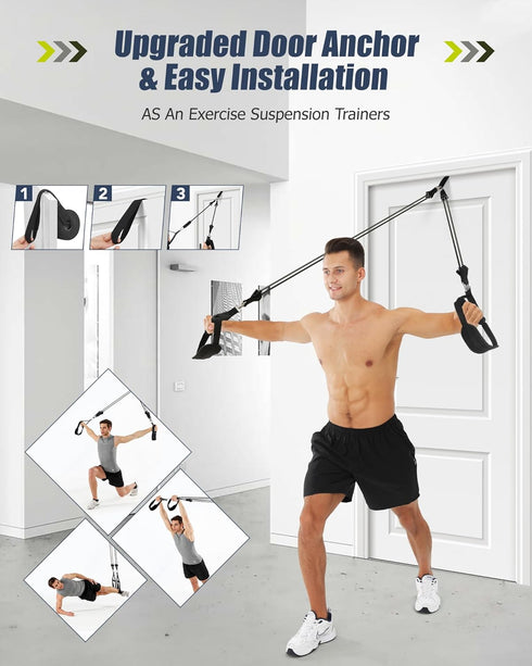 Upgraded Pilates Bar Kit with Resistance Bands for Home Gym, Heavy-Duty Stainless Steel Yoga Stick