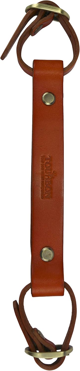 TOURBON Leather Bike Handle Strap, Bicycle Frame Carrying Lifter