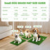 2 Packs (18" 23") Artificial Pee Grass Pad for Dogs, Fake Grass Replacement Pads for Dog Potty Tray Training Pet Turf