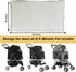 Ultra Soft Pet Stroller Pad for Small Medium Dogs, Cat Dog Mattress Mat 21"X12" Folding Removable Cushion, Beige