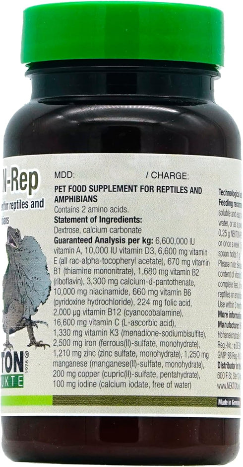 Nekton-Rep Vitamin Mineral Supplement for Reptiles and Amphibians, 75 gm