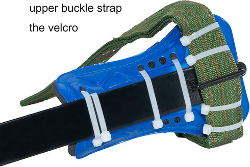 Litong 2 Pack Tree Climbing Gears - Adjustable Spikes with Harness Belt & Non-Slip Pedal Tool