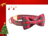 Unique Style Paws Christmas Dog Collar Bow Tie, Adjustable Collars for Small Medium Large Dogs