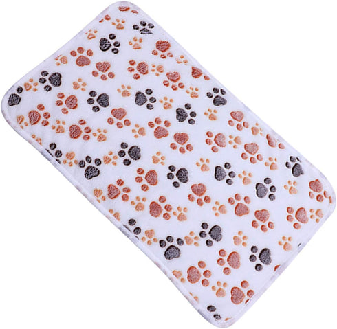 Pet Blanket for Cat & Dog Sleep Mat, Soft Warm Blanket for Hamster Puppy and Other Animals (Small, Pink+White)