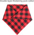 Bememo 4 Pack Christmas Dog Bandanas, Classic Buffalo Plaid Pet Bandana Scarfs for Small Medium Large Pets