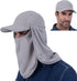 USHAKE Fishing Hat Sun Cap Baseball Cap with Face Neck Cover Flap