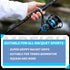 Racket Overgrips 2 Pack - Super Value Set with PU Lengthen Grip Tape for Tennis, Badminton, Golf