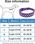 Rhinestone Dog Collar, Bling PU Leather Crystal Diamond Pet Dog Cat Puppy Collar, S M L XL (XS, Pink)
