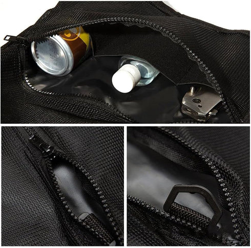 Paddleboard Deck Bag with D Rings and Patches, Surfboard Outdoor Sports Equipment and Kayak Accessories