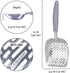SunGrow Cat Litter Scoop, Premium Multicat Metal Sifter with Deep Shovel, Non-Slip Handle, Heavy Duty