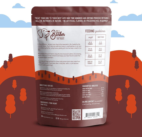 (8 Pack 1) Beg & Barker Pork Chips for Dogs Ounce, of - Single Ingredient Dog Treats Made for Large & Small Dogs