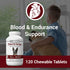 Vet Classics Blood & Energy Support for Dogs, Spirulina, Yellow Dock, & Alfalfa for Hemoglobin Formation, 120 Chewable