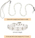 Weewooday 2 Pcs Dog Wedding Collar with Leash - Pearl Necklace Collar and Beaded Leash for Pet Cat Bridal