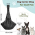 Pawaboo Dog Sling Carrier for Small Dogs, Reversible Hands Free Carrier Sling with Adjustable Strap and Safety Leash