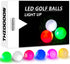 THIODOON Glow in The Dark Golf Balls LED Night Golf Gift Sets for Men Kids Women, 6 Pack (6 Colors)