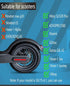 GYL 8.5 Inches Inner Tube, 50/75-6.1, 8.5 x 2 Pneumatic Front Rear Tire Replacement for Gotrax GXL V2 XR Apex XL Hiboy S2 MAX Xiaomi M365 Pro 2 Electric Scooter 8 1/2 Back Wheel 2Pcs