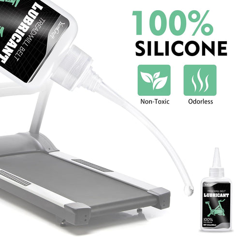 YumCraft 7oz 100% Treadmill Belt Lubricant - Pure Silicone Treadmill Lube, Non-Toxic Odorless High Temp Resistant