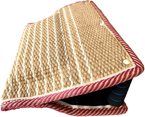 Dog Bite Pillow Jute Wedge Tug Toy - Training Sleeves with 3 Comfortable Handles for K9 Schutzhund Work