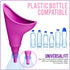 VENUS TO MARS Silicone Female Urination Device - Portable Female Urinal for Travel, Festivals, Camping - Reusable Pee