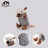 Hollypet Plush Squeaky Dog Toys, Big Armadillo Chew Toy for Small Medium Large Dogs, Dark Gray, Clean Teeth