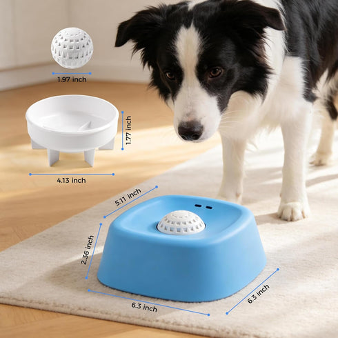 LeczRcie Slow Feeder Dog Bowls for Liquid Tread,Dog Lick Bowl for Bone BrothYogurtand Wet Dog FoodDog Licking Toy