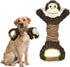 Vehomy Dog Squeaky Toy, Gorilla Shaped Plush Toy for Aggressive Chewers, Tug of War Interactive Toy for All Dogs