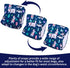 3pcs Pack KDM06XL CuteBone Washable Dog Diapers Male with Snaps Reusable a Doggie Belly Band for Male Dogs Wraps