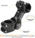 Himiway Bike Stem 110mm Adjustable MTB Stem, Aluminum Alloy Bicycle Handlebar Stem Extender Riser for Most Mountain