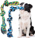 Dog Rope Toys for Medium Large Breed - 100% Indestructible Cotton Chew Toys for Aggressive Chewers