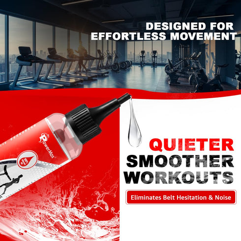 PowerMax Fitness (~3.5 ounce/100ml) 100% PowerMax Premium Treadmill Belt Lubricant - - Flexible Application Tube - Pure